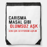 CaRiSMa  MaSaL GiBi   Drawstring Backpack