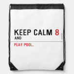 KEEP CALM  Drawstring Backpack