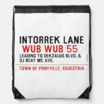 Intorrek Lane   Drawstring Backpack