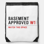 BASEMENT  APPROVED  Drawstring Backpack
