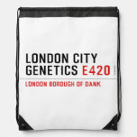 LONDON city genetics  Drawstring Backpack