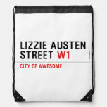 Lizzie Austen Street  Drawstring Backpack