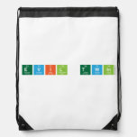 Evil Twin  Drawstring Backpack
