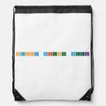 Happy science week  Drawstring Backpack