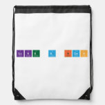 like a boss  Drawstring Backpack