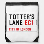 totter's  lane  Drawstring Backpack