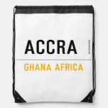 ACCRA  Drawstring Backpack