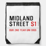 Midland Street  Drawstring Backpack