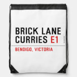 brick lane  curries  Drawstring Backpack