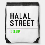 Halal Street  Drawstring Backpack