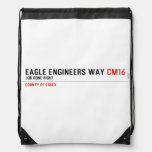 Eagle Engineers way  Drawstring Backpack