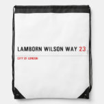 Lamborn Wilson Way  Drawstring Backpack