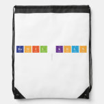 RAHIL KHAN
   Drawstring Backpack