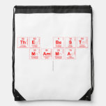 THE BEST 
 MAMMA
   Drawstring Backpack