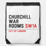 Churchill war rooms  Drawstring Backpack