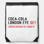 COCA-COLA LONDON EYE  Drawstring Backpack
