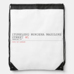 ITUMELENG MOKOENA MASULUKE  Street  Drawstring Backpack