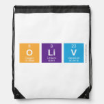 Oliv  Drawstring Backpack