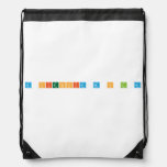 A CIENCIA M O L A  Drawstring Backpack