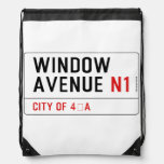 Window Avenue  Drawstring Backpack