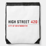High Street  Drawstring Backpack