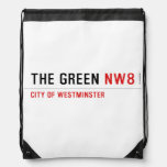 THE GREEN  Drawstring Backpack