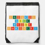 Periodic
 Table
 Writer
 Chemistry  Drawstring Backpack