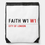 Faith w1  Drawstring Backpack