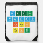 Deepu 
 Yadav 
 Class 
 Tenth  Drawstring Backpack