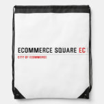 ECOMMERCE SQUARE  Drawstring Backpack