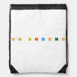 n o  b i tc h e s  Drawstring Backpack