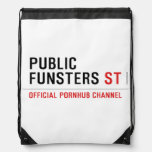 public funsters  Drawstring Backpack