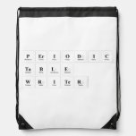Periodic
 Table
 Writer  Drawstring Backpack