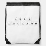 Merry
 christmas
   Drawstring Backpack