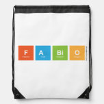 fabio  Drawstring Backpack