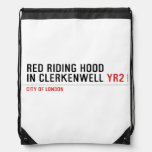 Red Riding Hood  in Clerkenwell  Drawstring Backpack