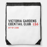 VICTORIA GARDENS  COCKTAIL CLUB   Drawstring Backpack