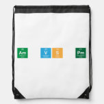am vs pm  Drawstring Backpack