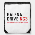 galena drive  Drawstring Backpack