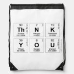 Thnk
 You  Drawstring Backpack