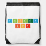 Ainsley
 Fox  Drawstring Backpack