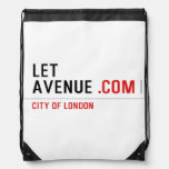 LET  AVENUE  Drawstring Backpack