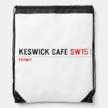 Keswick Cafe  Drawstring Backpack