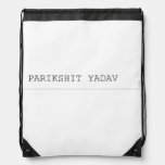 Parikshit yadav  Drawstring Backpack