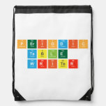 Periodic
 Table
 Writer  Drawstring Backpack
