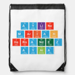 AYLINE
 MARIAH
 HERNANDEZ
 AYALA  Drawstring Backpack