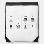 I'mthe
 boss!  Drawstring Backpack