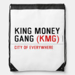 King Money Gang  Drawstring Backpack