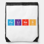 FeLiNeS  Drawstring Backpack