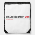 Jewad Selim Street  Drawstring Backpack